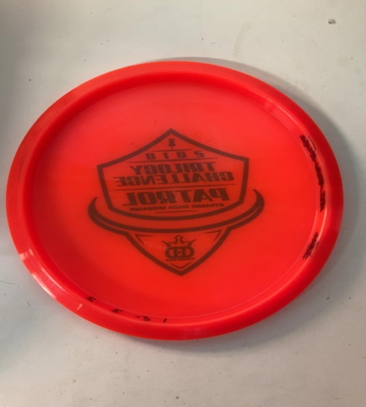 Dynamic Discs-Lucid-Patrol-Orange-175.54g PRE-OWNED