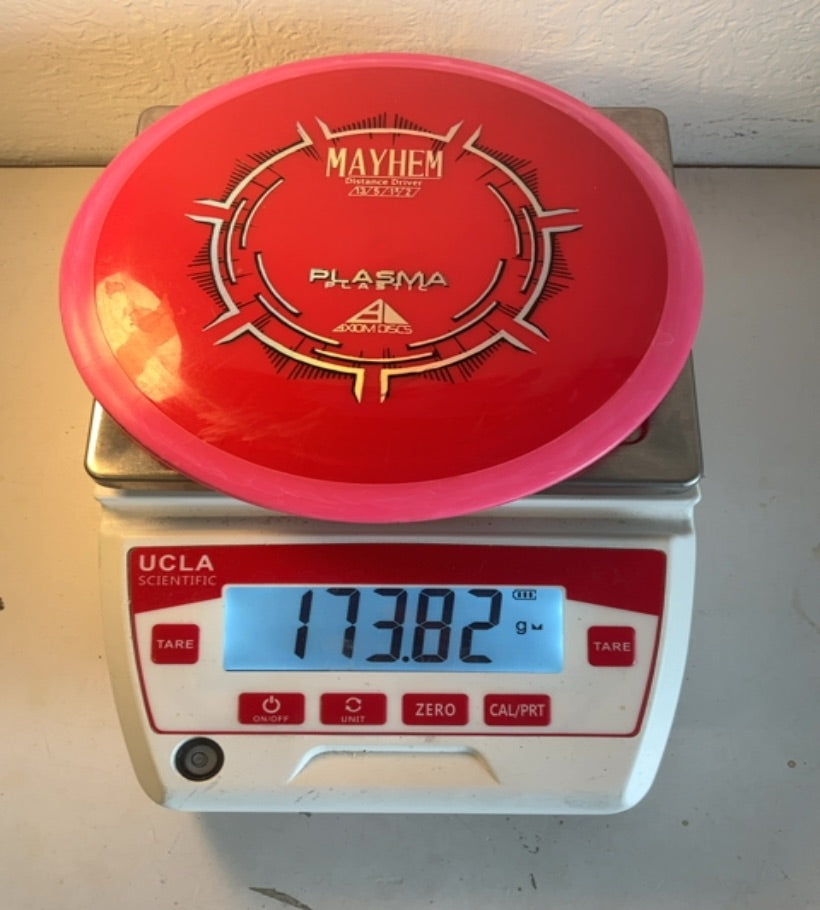 Axiom-Plasma-Mayhem-Red-173.82g PRE-OWNED