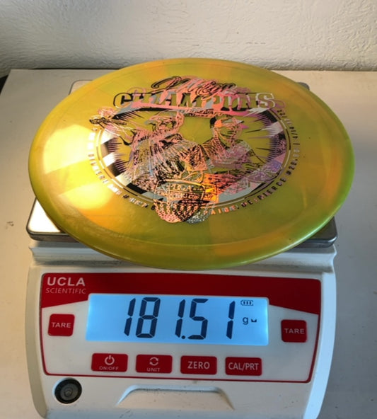 Discraft-Z Swirl-Buzzz-Yellow-181.51g PRE-OWNED