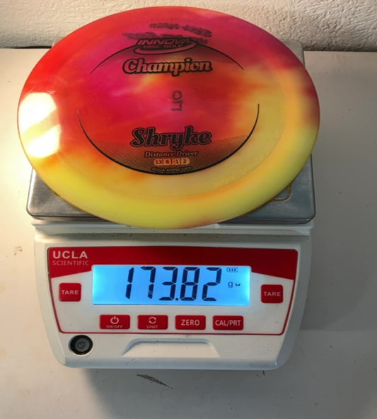 Innova-Champion-Shryke-Red-173.82g PRE-OWNED