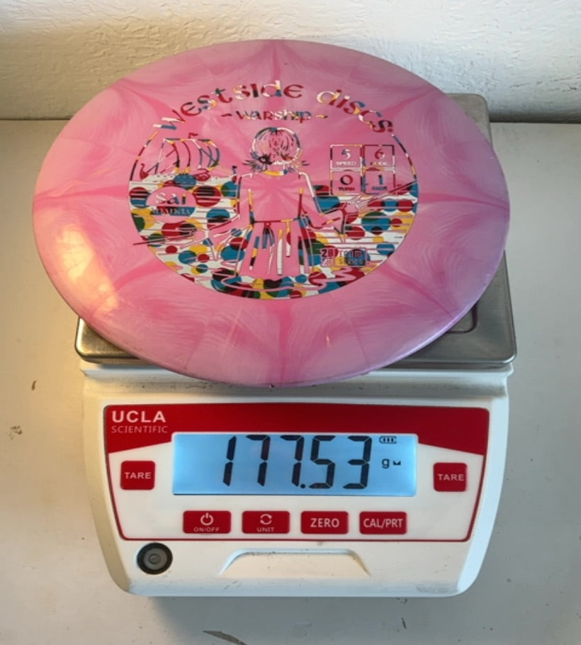 Westside-Tournament Burst-Warship-Pink-177.53g PRE-OWNED