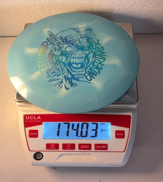 Discraft-ESP Swirl-Undertaker-Blue-174.03g PRE-OWNED