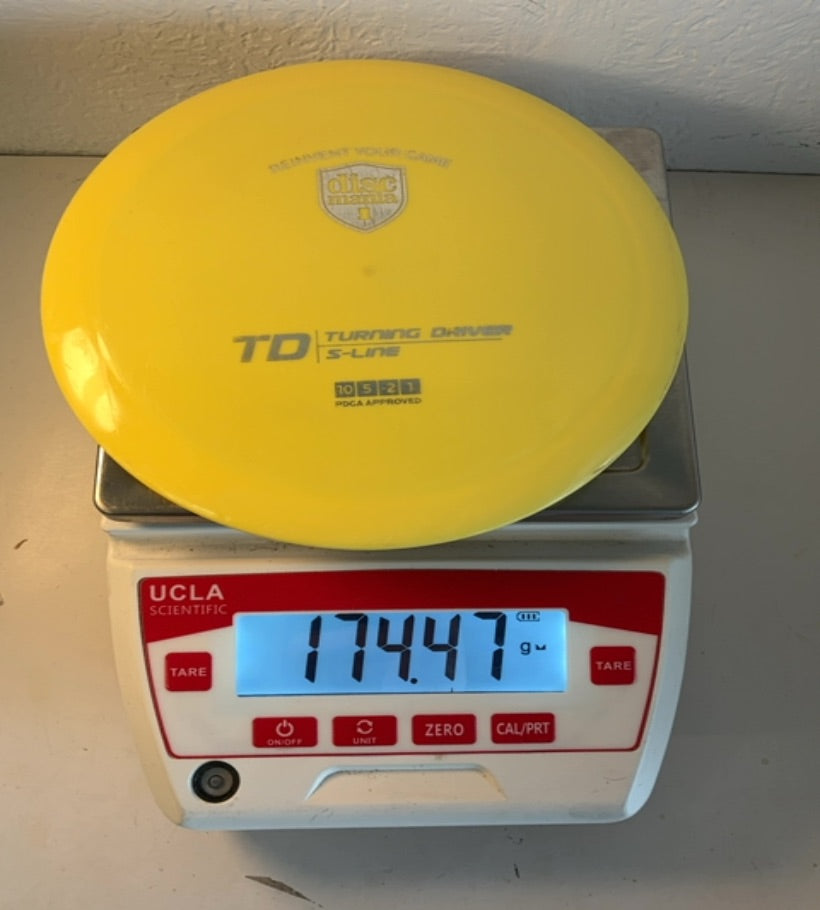 Discmania-S-Line-TD-Yellow-174.47g PRE-OWNED