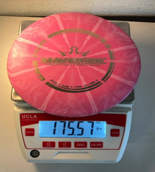Dynamic Discs-Prime-Maverick-Pink-175.57g PRE-OWNED