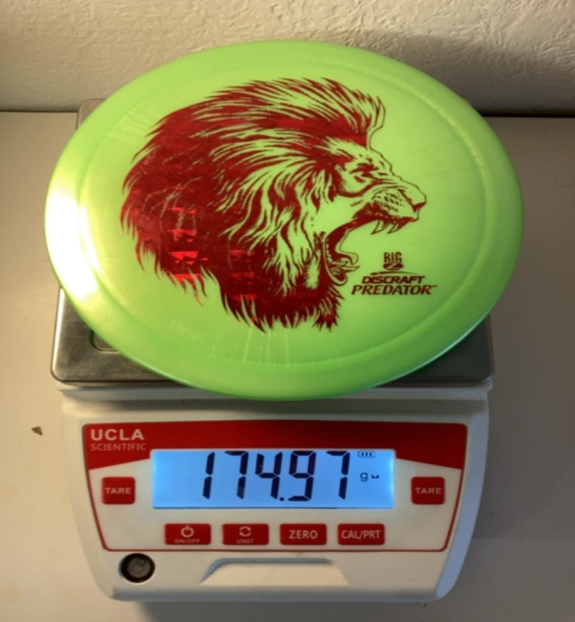 Discraft-Big Z-Predator-Green-174.97g PRE-OWNED