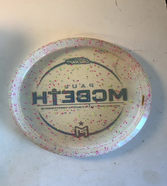 Discraft-Confetti Z-Buzzz SS-Clear-174.54g PRE-OWNED