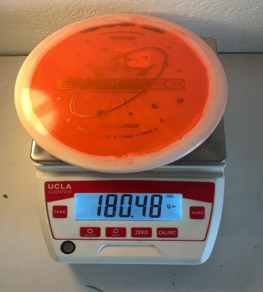 Dynamic Discs-Lucid Ice Orbit-Evidence-Orange-180.48g PRE-OWNED