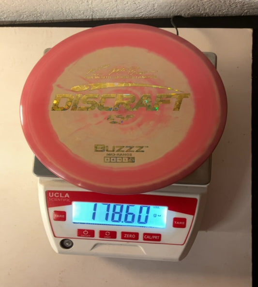 Discraft-ESP-Buzzz-Tan-Pink-178.60g PRE-OWNED
