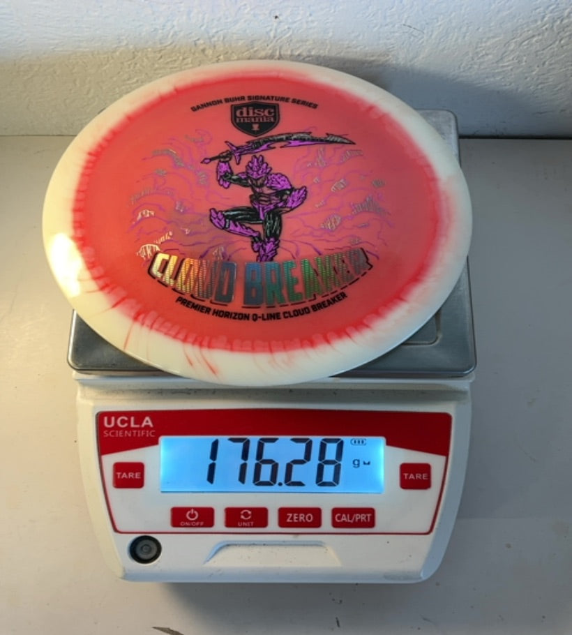 Discmania-Premier Horizon Q-Line-Cloud Breaker-Red-176.28g PRE-OWNED