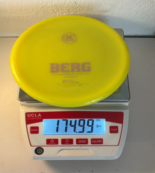 Kastaplast-K1-Berg-Yellow-174.99g PRE-OWNED