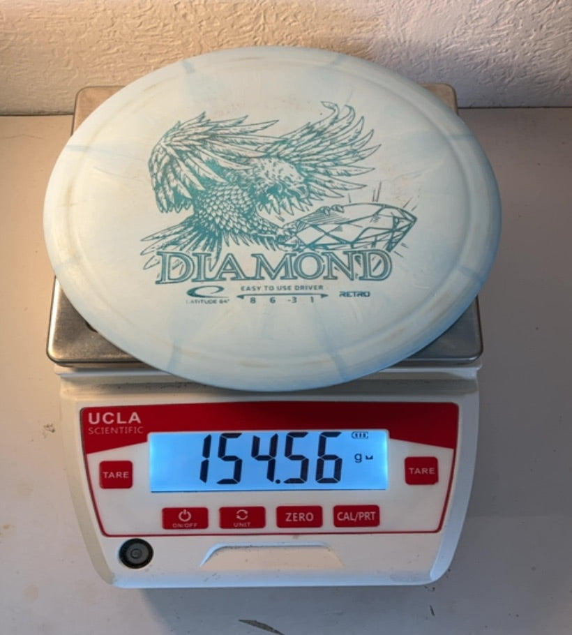 Latitude64-Retro-Diamond-Blue-154.56g PRE-OWNED