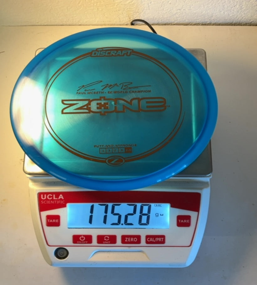 Discraft-Z-Zone-Blue-175.28g PRE-OWNED