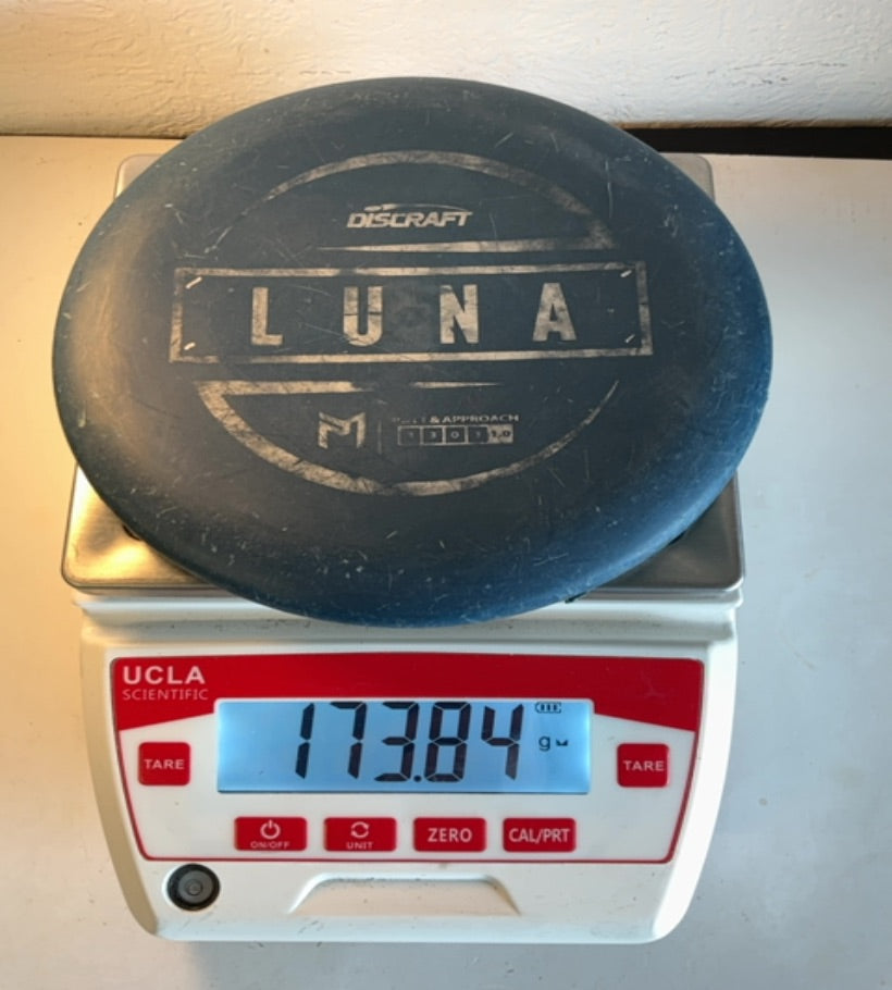 Discraft-Putter Line-Luna-Blue-173.84g PRE-OWNED