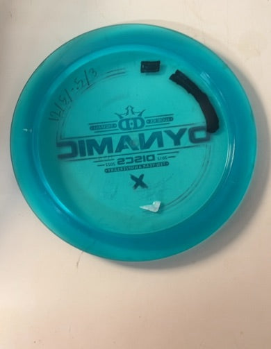 Dynamic-Discs-Lucid-Ice-Trespass-Blue-174-30g PRE-OWNED