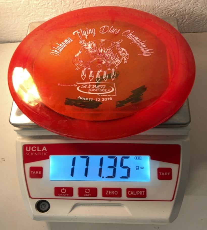 Dynamic Discs-Lucid-Defender-Red-171.35g PRE-OWNED