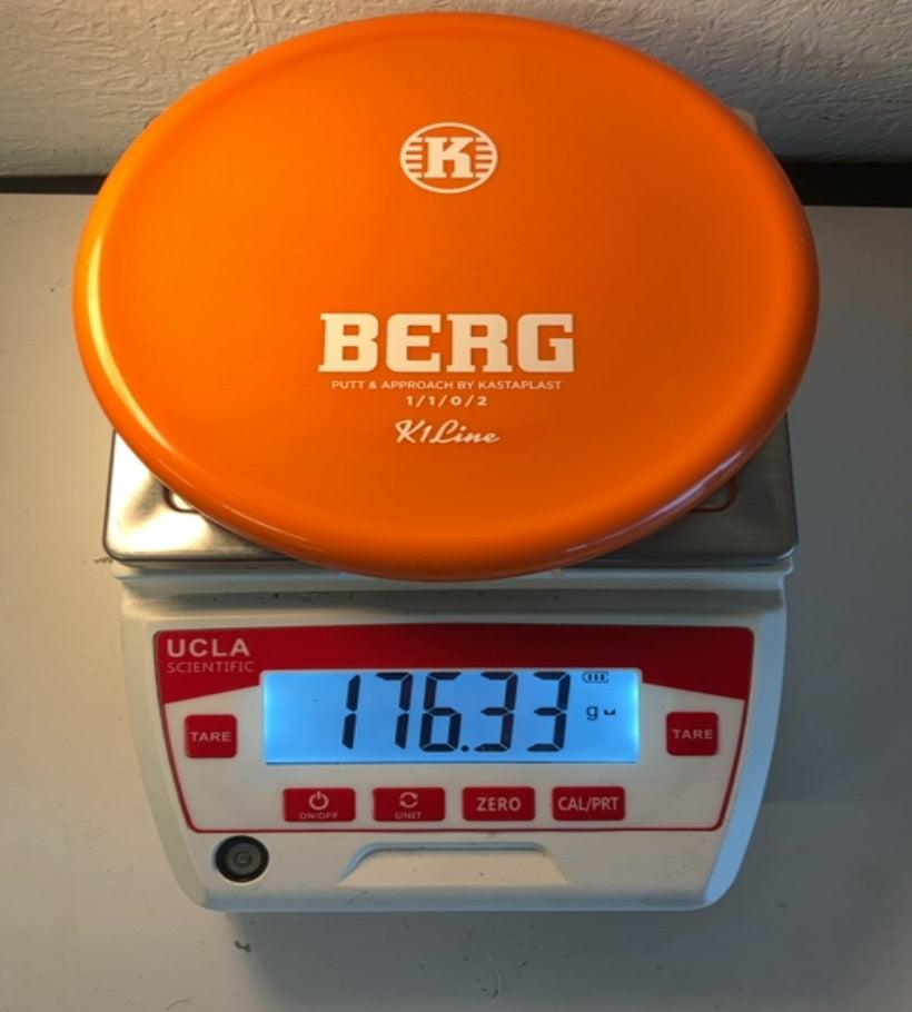 Kastaplast-K1-Berg-Orange-176.33g PRE-OWNED