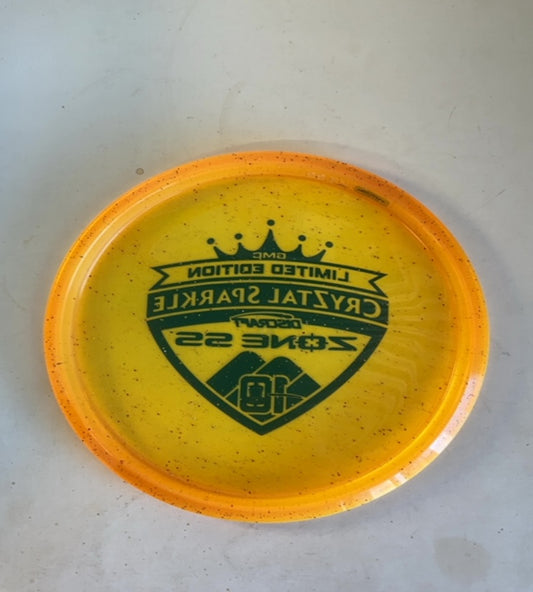 Discraft-CryZtal Sparkle-Zone SS-Orange-176.67g PRE-OWNED