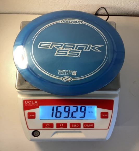 Discraft-Z-Crank-SS-Blue-169.29g PRE-OWNED