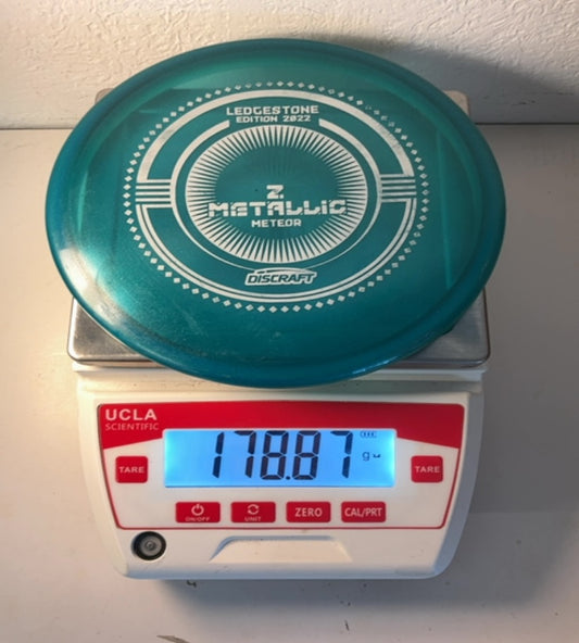 Discraft-Z Metallic-Meteor-Aqua-178.87g PRE-OWNED