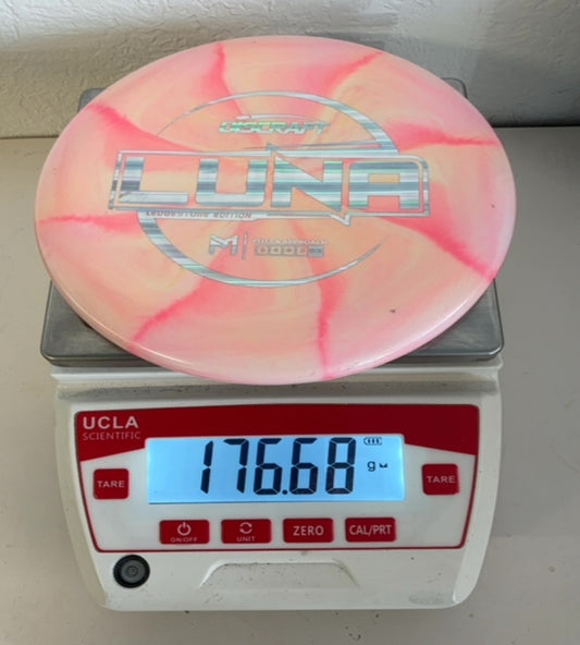 Discraft-ESP-Luna-Peach Swirl-176.68g PRE-OWNED