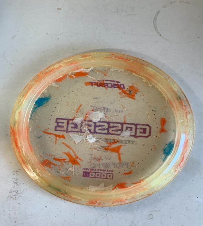 Discraft-Jawbreaker Z FLX-Raptor-Yellow-173.21g PRE-OWNED