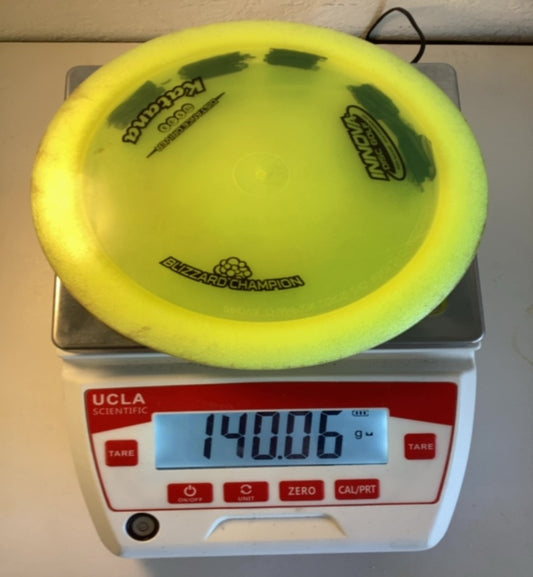 Innova-Blizzard-Champion-Katana-Yellow-140.06g PRE-OWNED