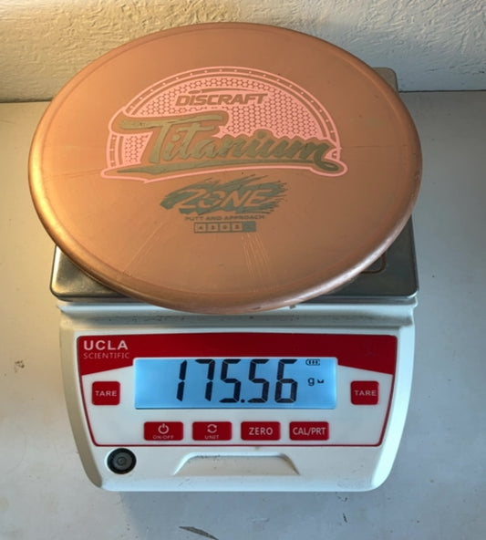 Discraft-Titanium-Zone-Bronze-175.56g PRE-OWNED