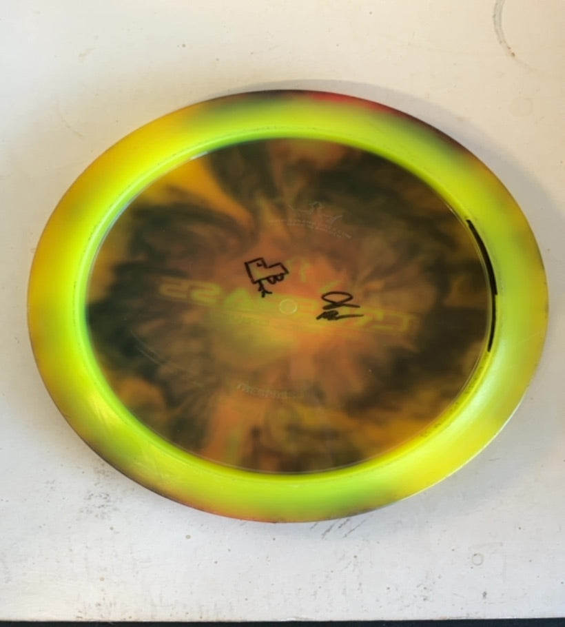 Dynamic Discs-Lucid-Trespass-Yellow-174.25g PRE-OWNED