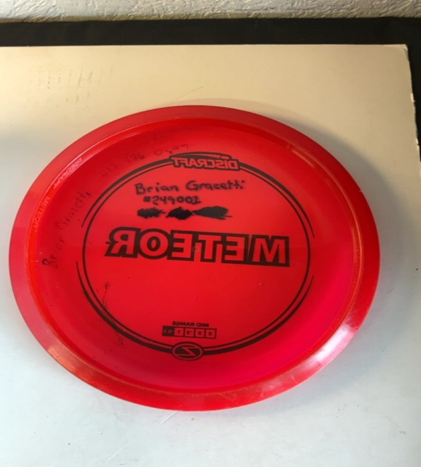 Discraft-Z-Meteor-Red-176.86g PRE-OWNED