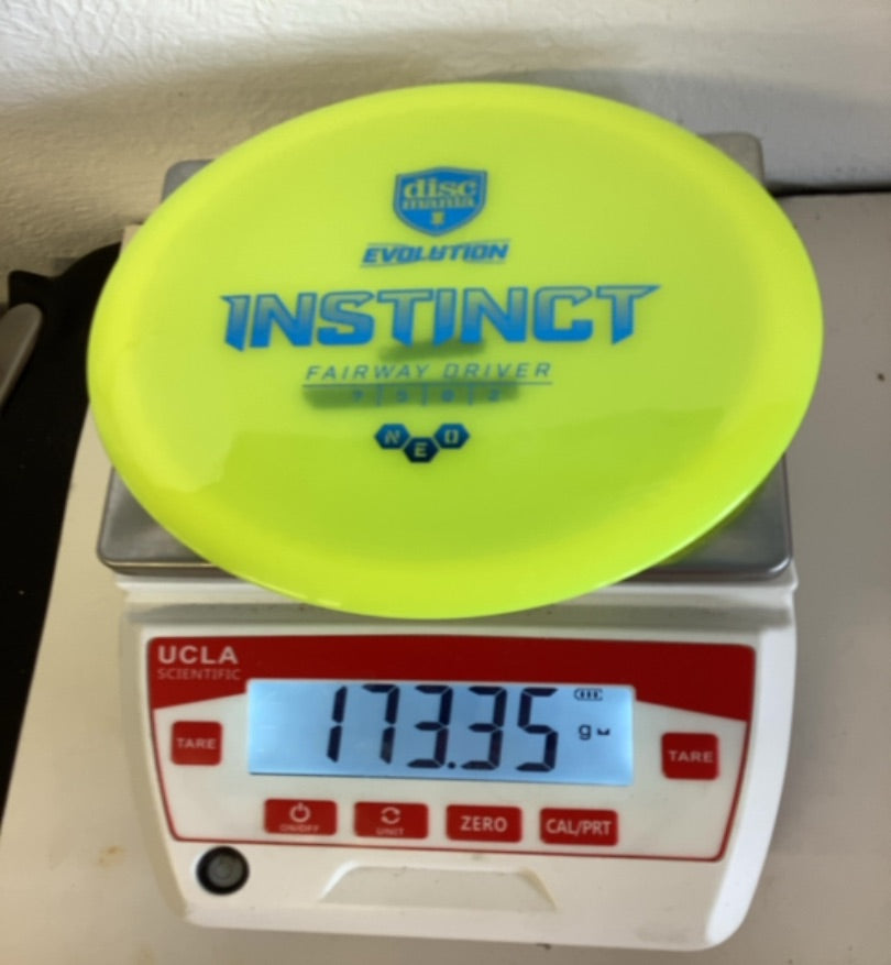 Discmania-NEO-Instinct-Yellow-Blue-173.35g PRE-OWNED