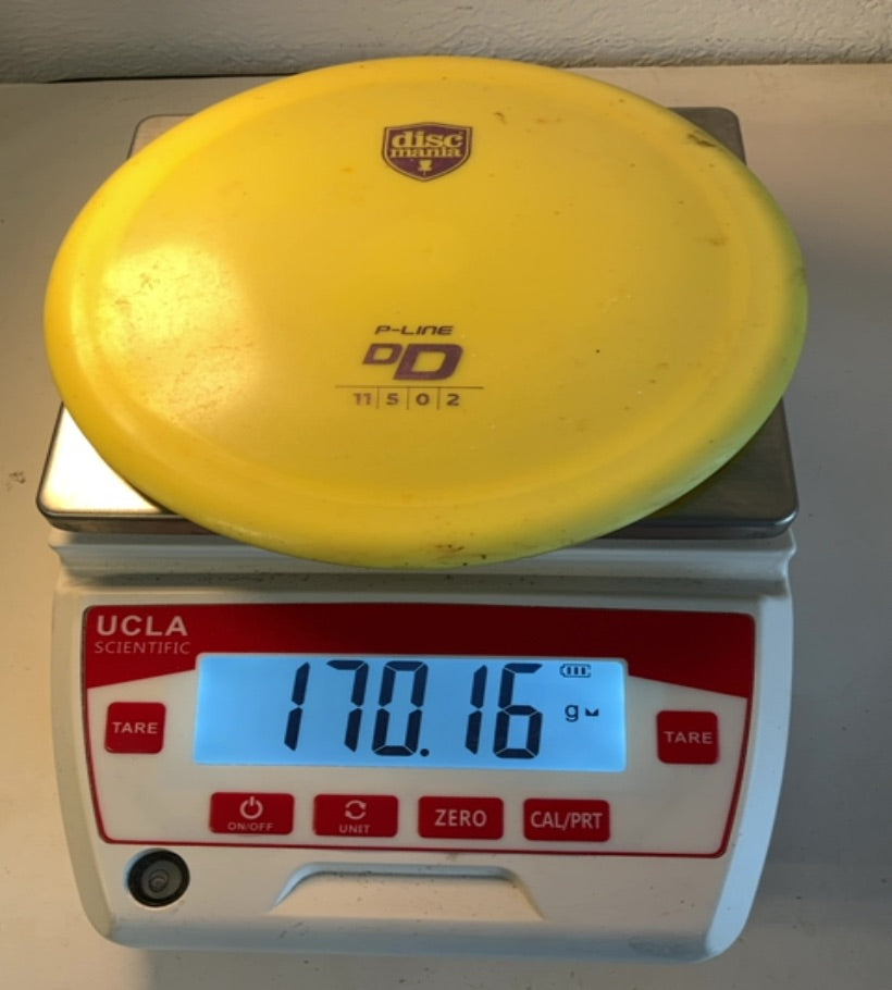 Discmania-P-Line-DD-Yellow-170.16g PRE-OWNED