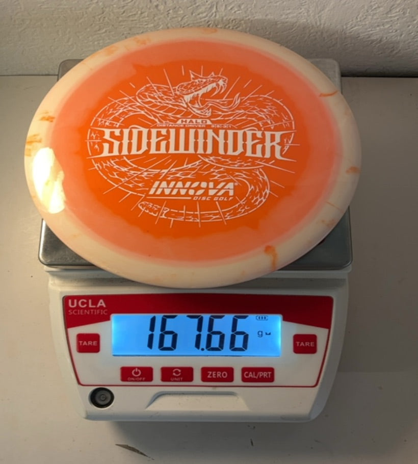 Innova-Halo Star-Sidewinder-Orange-167.66g PRE-OWNED