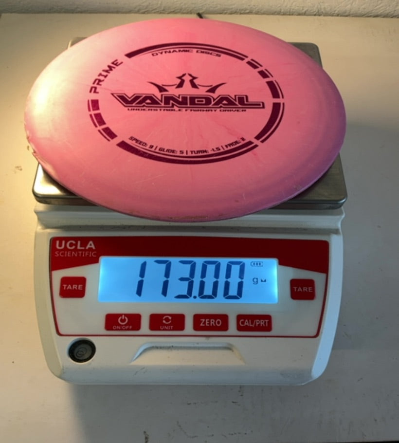 Dynamic Discs-Prime-Vandal-Pink-173.01g PRE-OWNED
