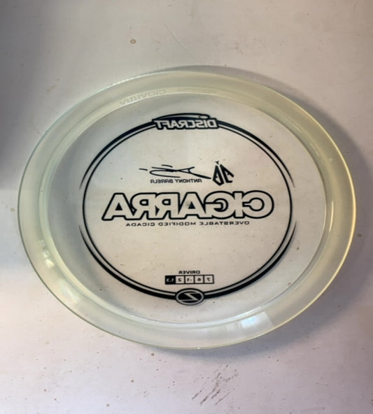 Discraft-Z-Cigarra-Clear-159.13g PRE-OWNED