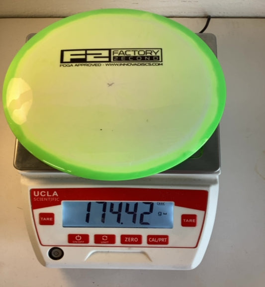 Innova-Halo Star-Orc-Green/White-174.42g PRE-OWNED