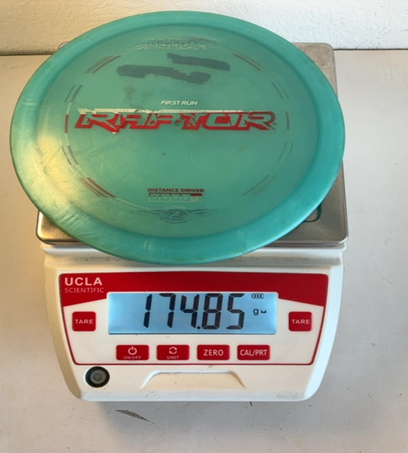 Discraft-Z-Raptor-Blue-174.85g PRE-OWNED