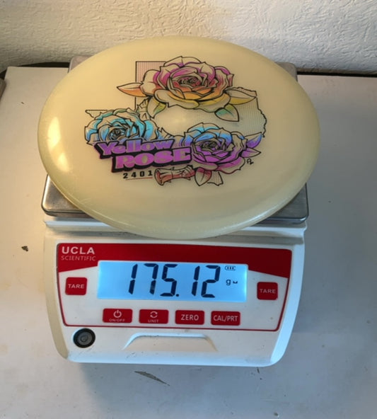 Lone Star Disc-Alpha Glow-Yellow Rose-Off-white-175.12g PRE-OWNED