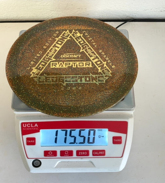 Discraft-CryZtal-Sparkle-Raptor-Brown-175.50g PRE-OWNED