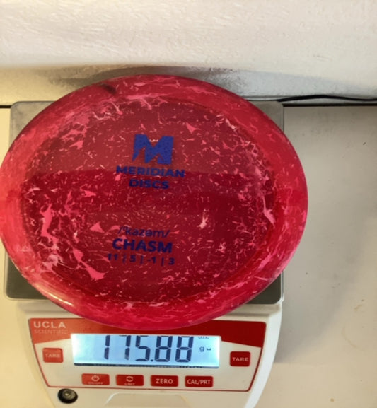 Meridian-Discs-Chasm-Red-175.88g PRE-OWNED