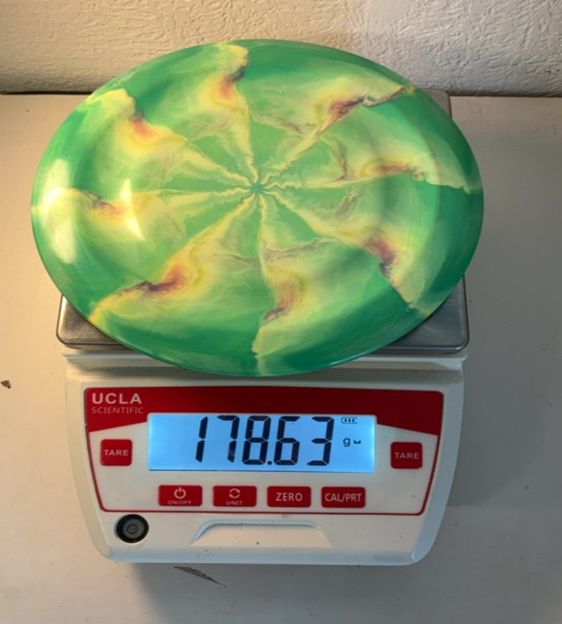 Discraft-ESP Swirl-Buzzz GT-Green-178.63g PRE-OWNED