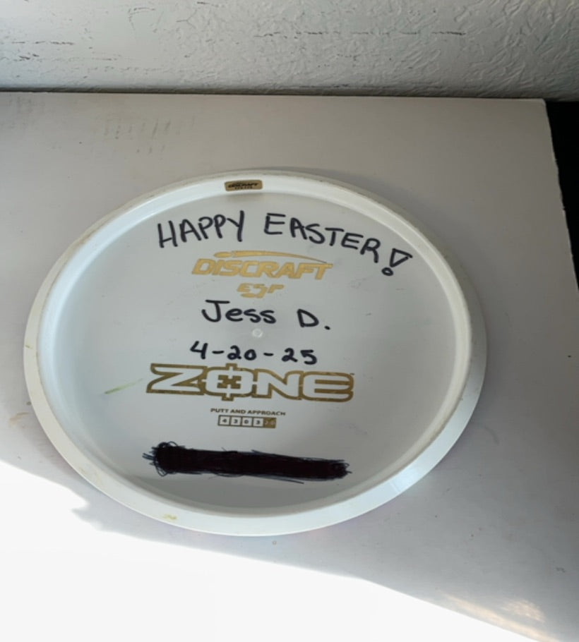 Discraft-ESP-Zone-Bottom-Stamp-White-177.12g PRE-OWNED