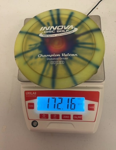 Innova-Champion I Dye-Vulcan-Blue Splatter-172.16g PRE-OWNED