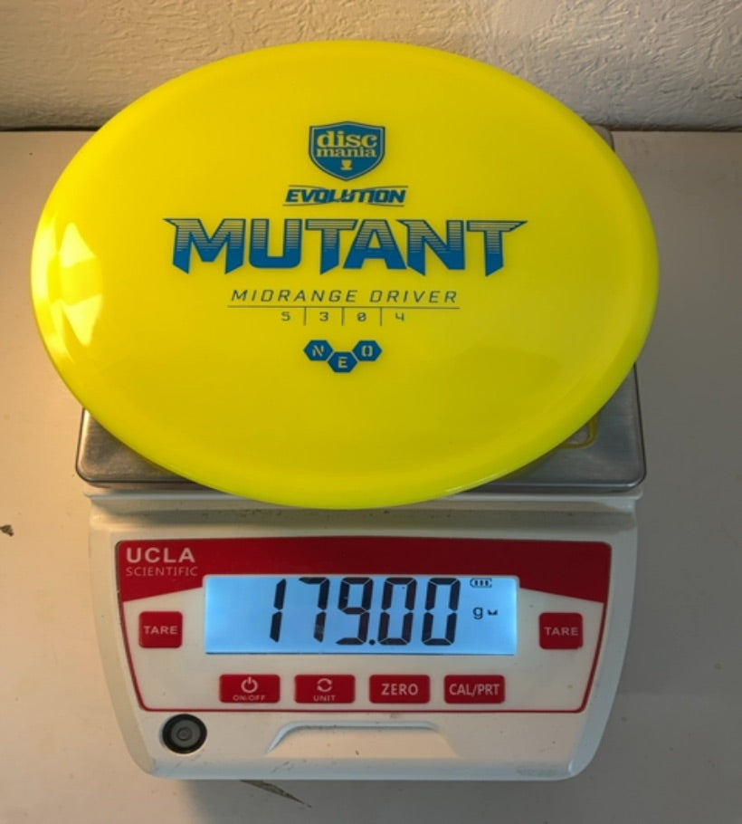 Discmania-Neo-Mutant-Yellow-179.00g PRE-OWNED