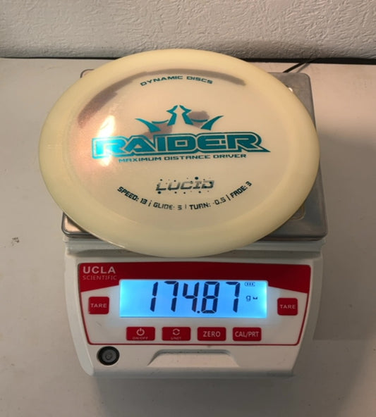 Dynamic-Discs-Lucid-Raider-White-174.87g PRE-OWNED