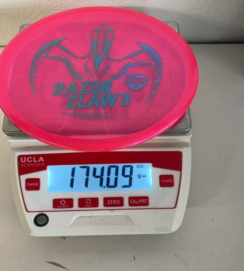 Discmania-C-Line-Razor Claw 3-Pink-174.09g PRE-OWNED