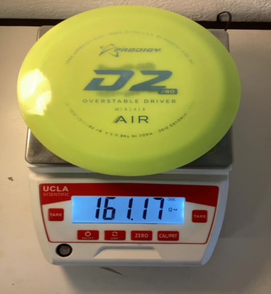 Prodigy-Air-D2 Pro-Lime-161.17g PRE-OWNED
