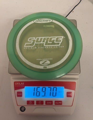 Discraft-Z-Surge-Green-169.70g PRE-OWNED
