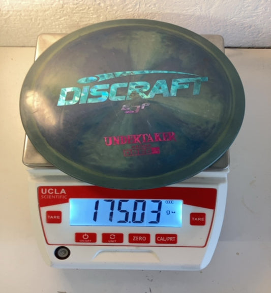 Discraft-ESP-Undertaker-Blue Swirl-175.03g PRE-OWNED