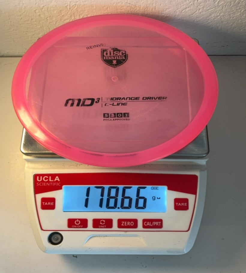 Discmania-C-Line-MD3-Pink-178.66g PRE-OWNED