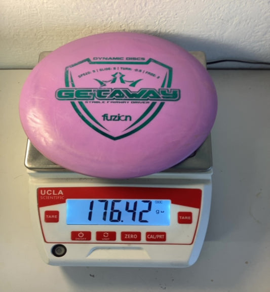 Dynamic Discs-Fuzion-Getaway-Purple-176.42g PRE-OWNED